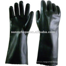 Gauntlet PVC dipped working gloves